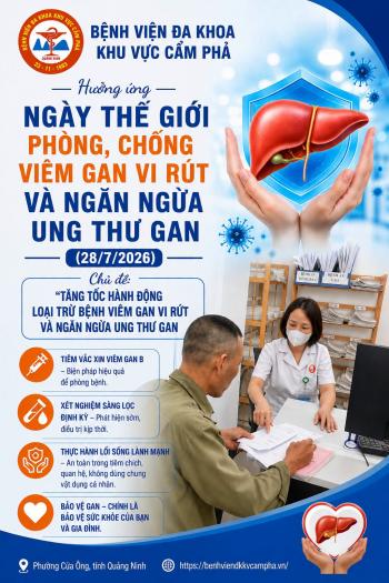 HƯỞNG ỨNG NGÀY THẾ GIỚI PHÒNG, CHỐNG VIÊM GAN VI RÚT VÀ NGĂN NGỪA UNG THƯ GAN