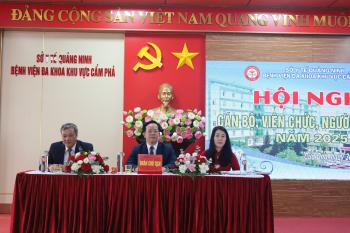 BỆNH VIỆN ĐA KHOA KHU VỰC CẨM PHẢ TỔ CHỨC THÀNH CÔNG HỘI NGHỊ ĐẠI BIỂU CÁN BỘ, VIÊN CHỨC, NGƯỜI LAO ĐỘNG NĂM 2025