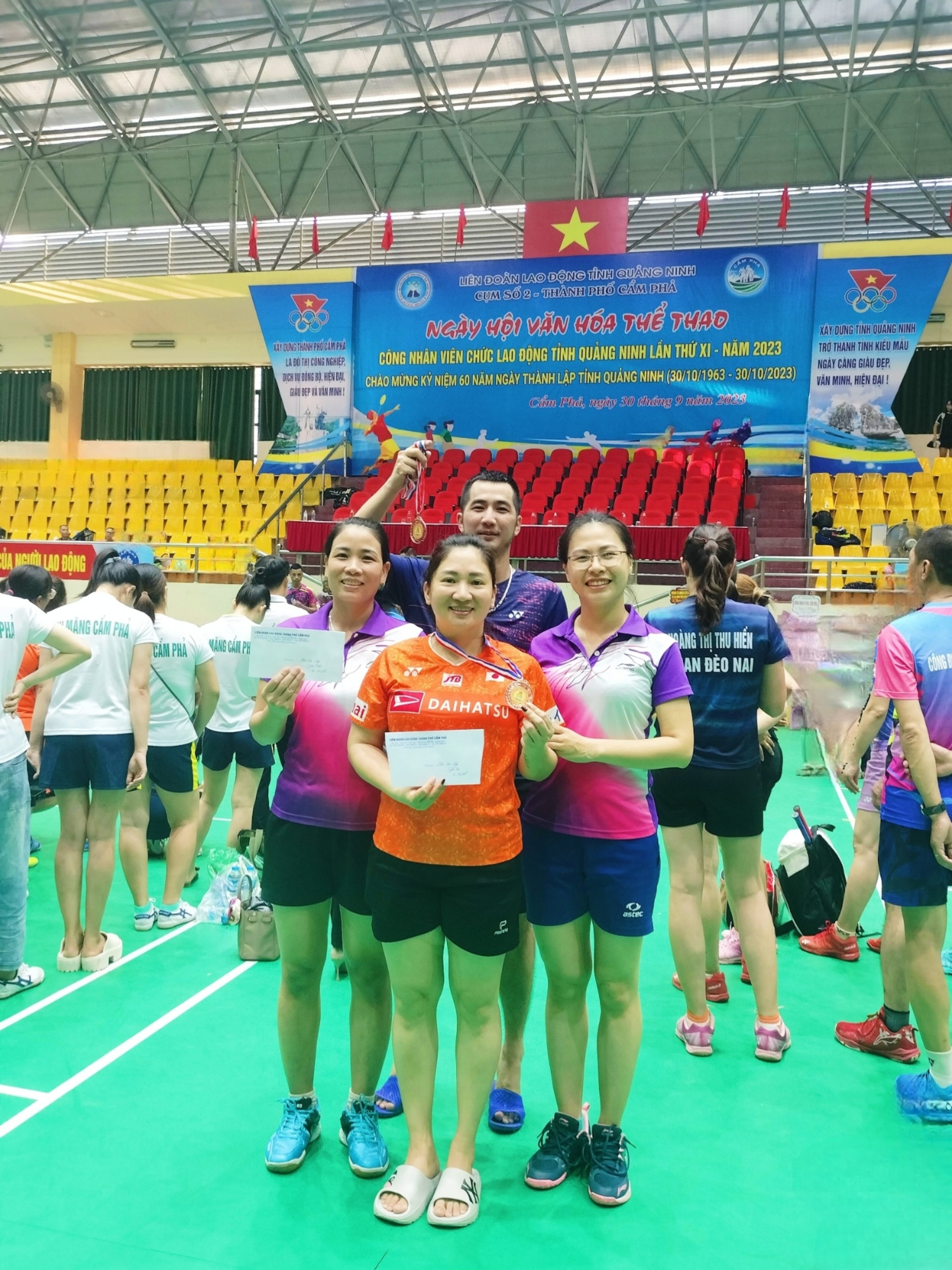 Đoàn Bệnh viện đa khoa khu vực Cẩm Phả đạt giải cao tại Ngày hội Văn hoá thể thao Công nhân viên chức lao động tỉnh Quảng Ninh lần thứ XI năm 2023, cụm TP Cẩm Phả.