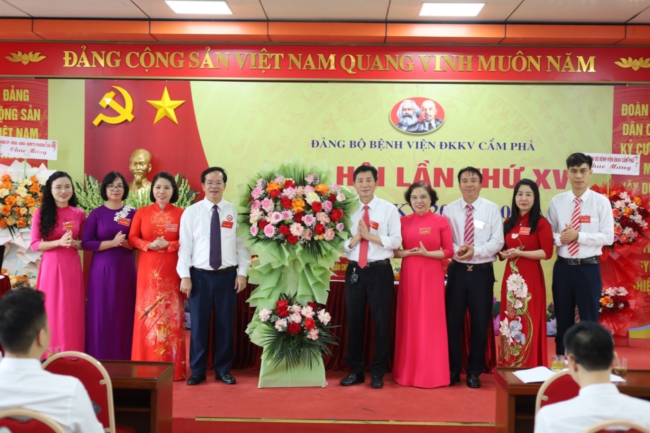 ĐẠI HỘI ĐẢNG BỘ BỆNH VIỆN ĐA KHOA KHU VỰC CẨM PHẢ LẦN THỨ XV, NHIỆM KỲ 2025 – 2030